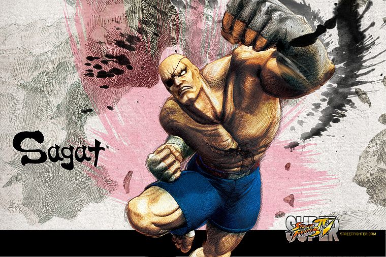 Sagat, Street Fighter IV - desktop wallpaper