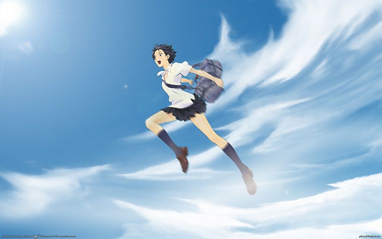 school uniforms, The Girl Who Leapt Through Time, Konno Makoto - desktop wallpaper