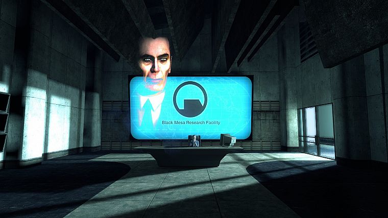 Half-Life, Black Mesa, G-Man - desktop wallpaper