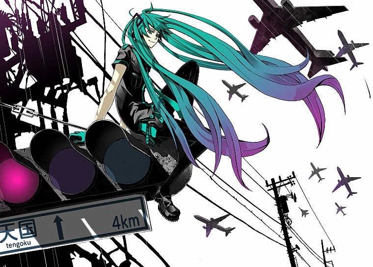 Vocaloid, Hatsune Miku, Love is War, twintails - desktop wallpaper
