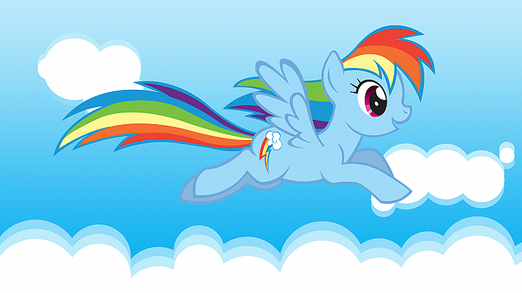 rainbows, My Little Pony, Rainbow Dash - desktop wallpaper