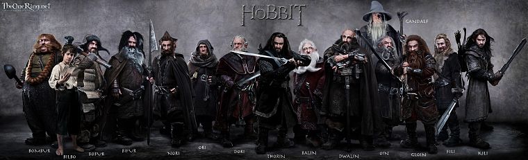 Gandalf, dwarfs, The Hobbit, Ian Mckellen, Martin Freeman, Bilbo Baggins, Dori, Thorin Oakenshield, Kili, Fili, Balin, Dwalin, Bifur, Oin, Gloin, Nori, Ori, Bombur, Bofur, The Hobbit: An Unexpected Journey - desktop wallpaper