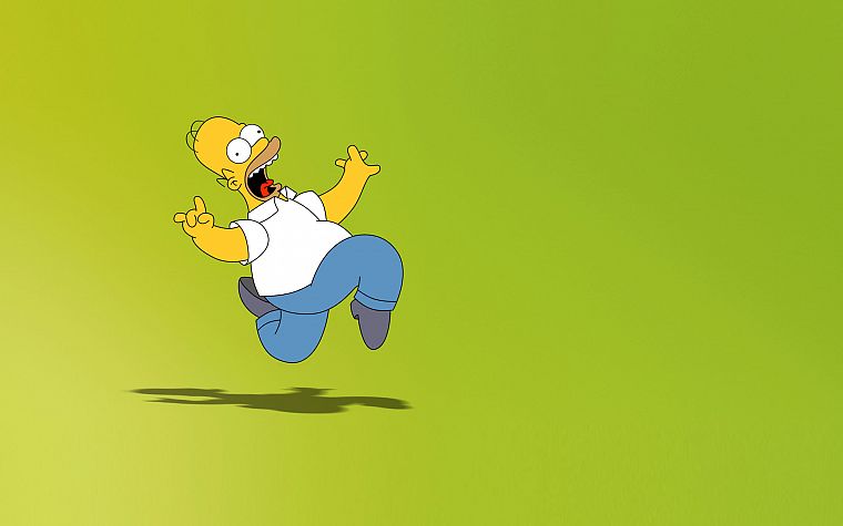 TV, Homer Simpson, The Simpsons - desktop wallpaper