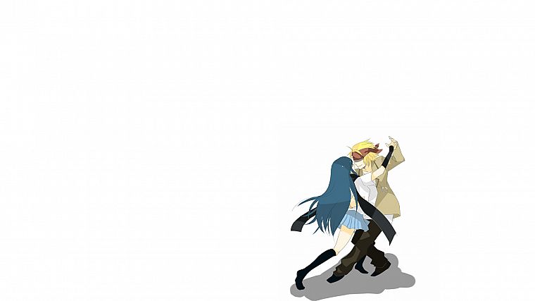 Angel Beats!, simple background, Shiina (Angel Beats), TK (Angel Beats) - desktop wallpaper