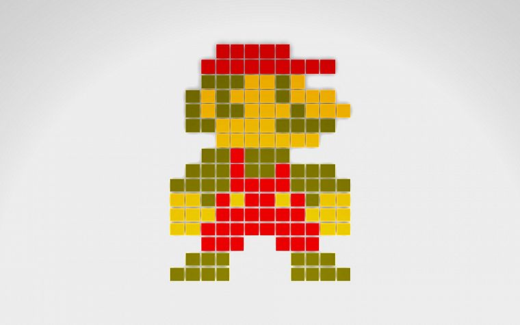 video games, Super Mario Bros., 8-bit - desktop wallpaper