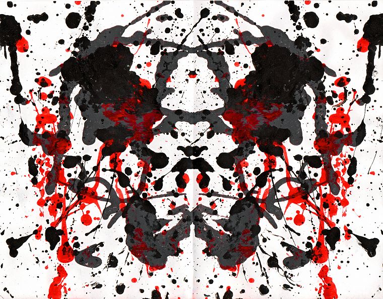 Rorschach test - desktop wallpaper