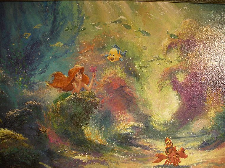 The Little Mermaid, artwork, Ariel (Mermaid) - desktop wallpaper