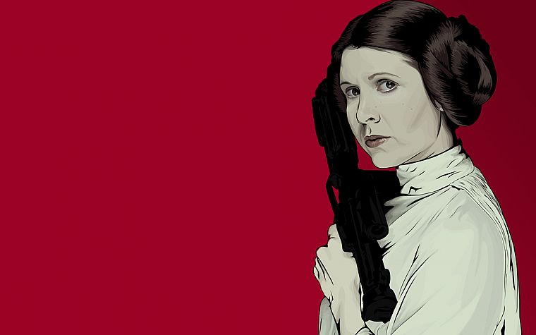 Star Wars, Leia Organa - desktop wallpaper