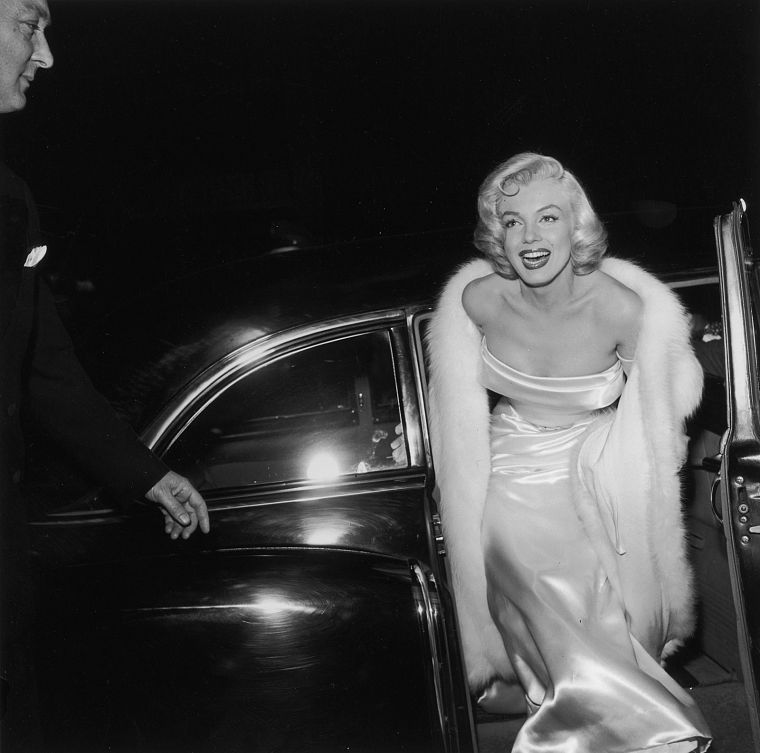 women, Marilyn Monroe, grayscale, monochrome - desktop wallpaper