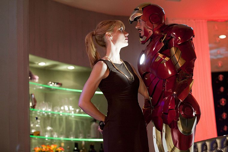 movies, Tony Stark, Robert Downey Jr, Gwyneth Paltrow, Iron Man 2, Pepper Potts - desktop wallpaper
