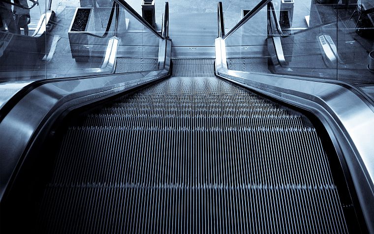 escalators - desktop wallpaper