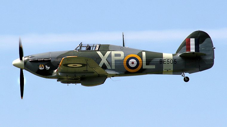 aircraft, military, World War II, Hawker Hurricane - desktop wallpaper