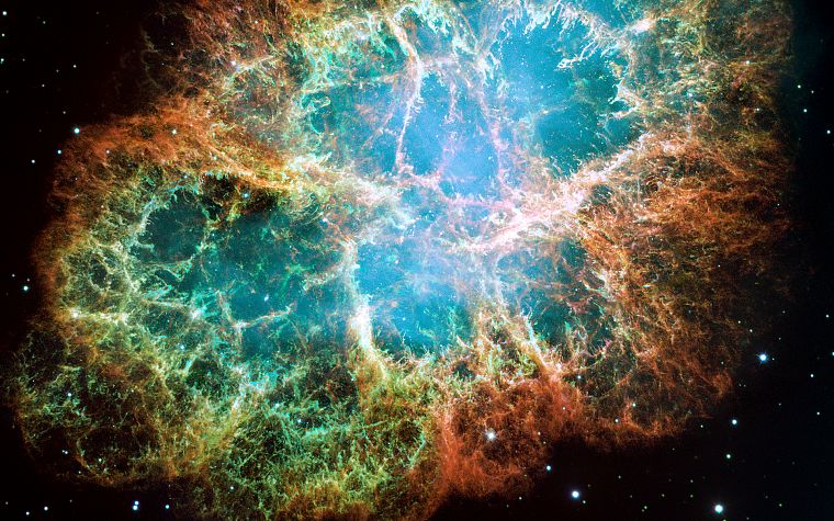 outer space, nebulae, Crab Nebula - desktop wallpaper