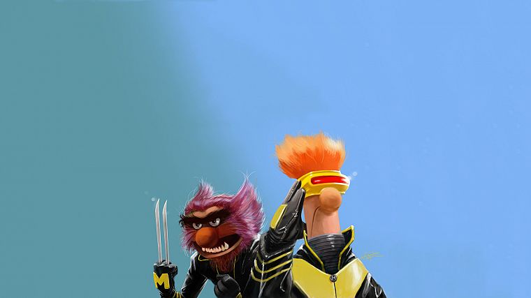 X-Men, Beaker, The Muppet Show - desktop wallpaper