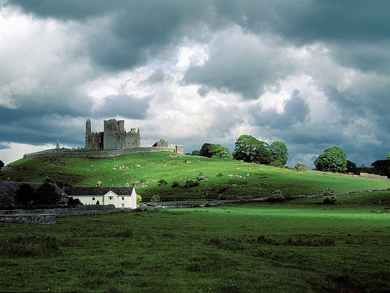 castles, Ireland, Rock of Cashel - desktop wallpaper