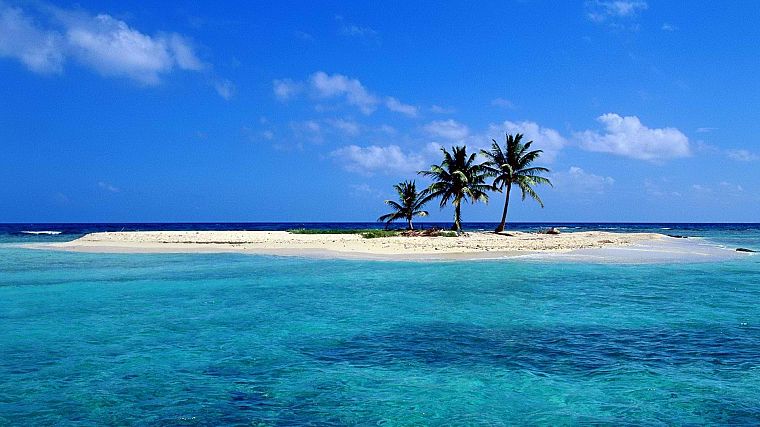 lighthouses, islands, Sandy, reef, Belize - desktop wallpaper