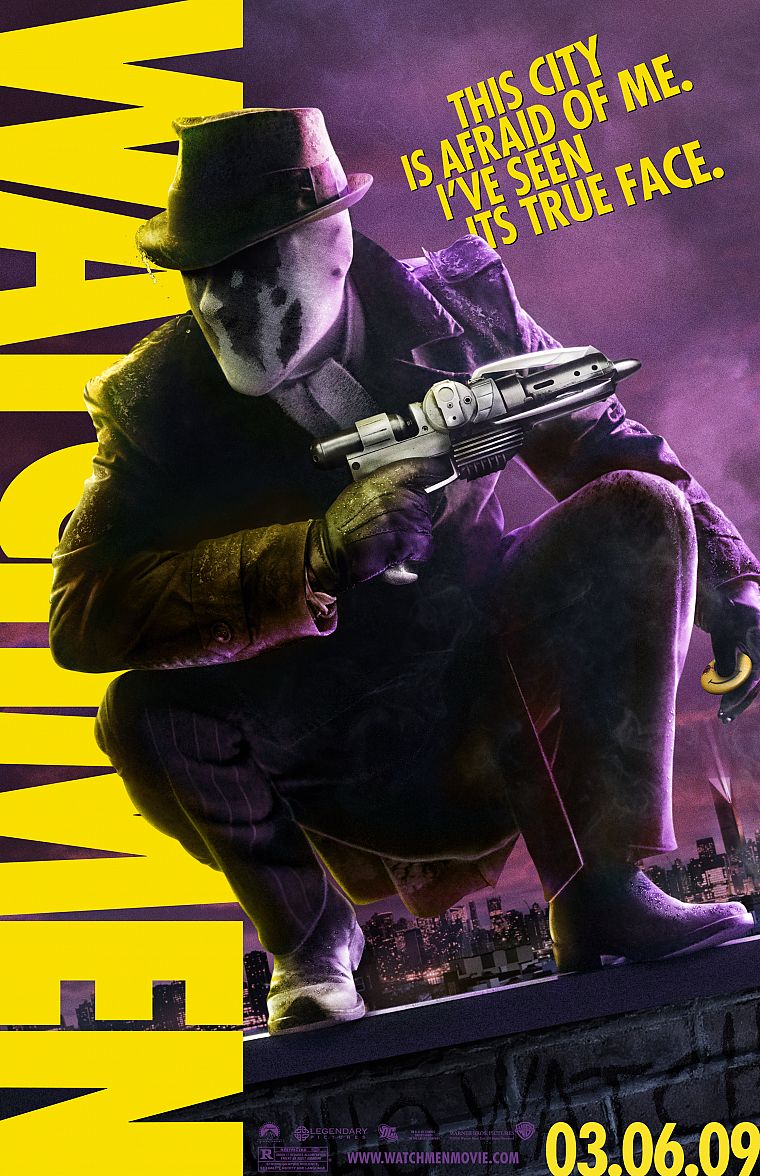 Watchmen, Rorschach, movie posters - desktop wallpaper