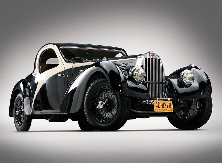 cars, retro, Bugatti - desktop wallpaper