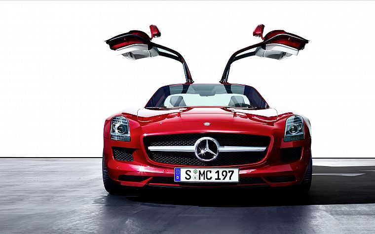 cars, vehicles, Mercedes-Benz SLS AMG E-Cell - desktop wallpaper