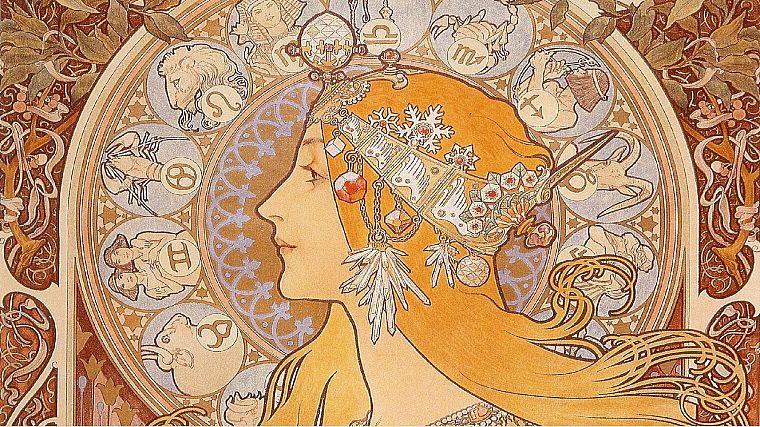 paintings, Alphonse Mucha, artwork, painters - desktop wallpaper