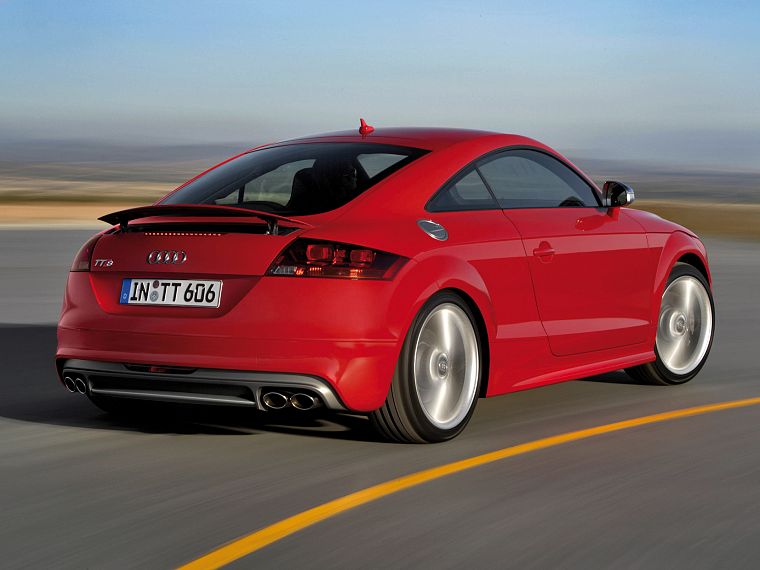 cars, Audi, German cars, rear angle view - desktop wallpaper