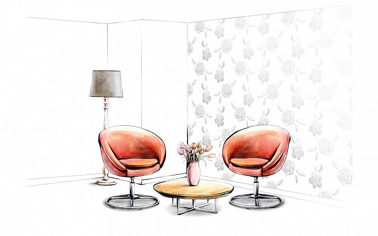 design, interior, furniture, drawings - desktop wallpaper