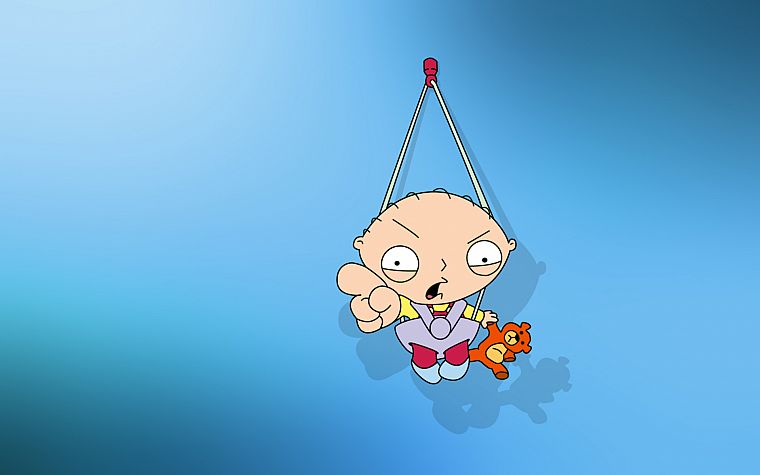 Family Guy, Stewie Griffin, pointing - desktop wallpaper