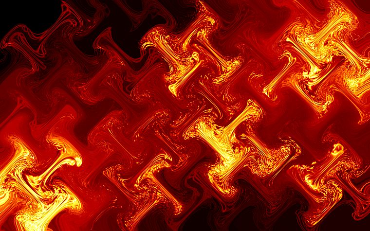 abstract, red, fire, glass - desktop wallpaper