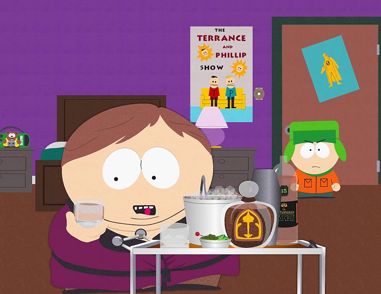 cartoons, South Park, Eric Cartman, Kyle Broflovski - desktop wallpaper
