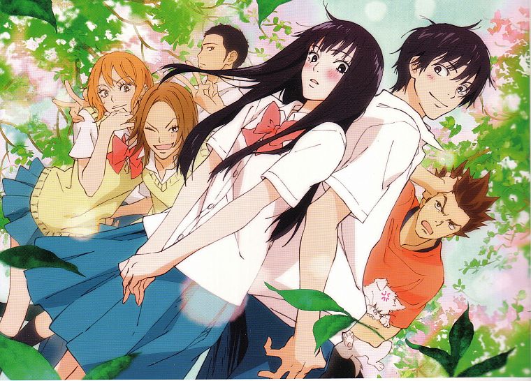 school uniforms, Kimi ni Todoke, Kuronuma Sawako, Kazehaya Shota - desktop wallpaper