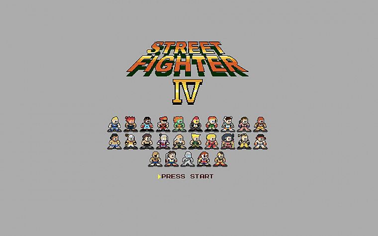 Street Fighter IV, Megaman - desktop wallpaper