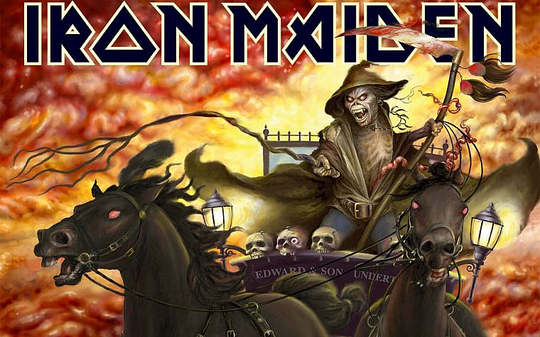 music, Iron Maiden, Eddie the Head - desktop wallpaper