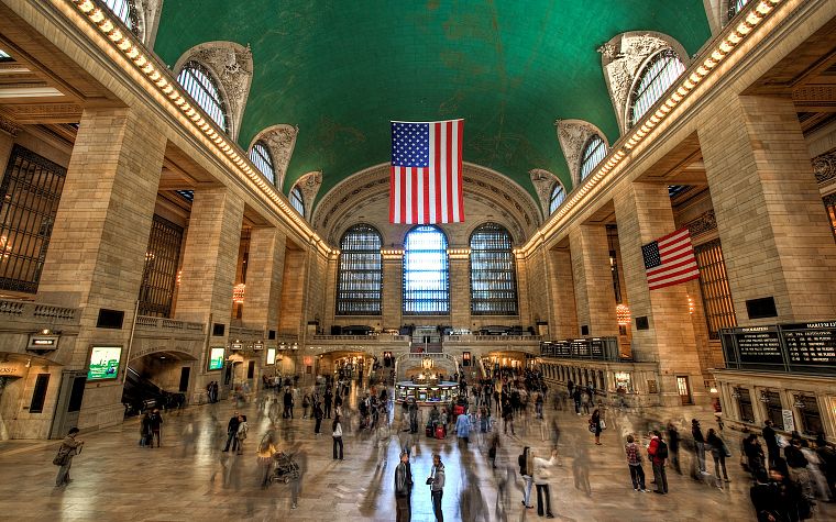 New York City, train stations, Grand Central Terminal - desktop wallpaper