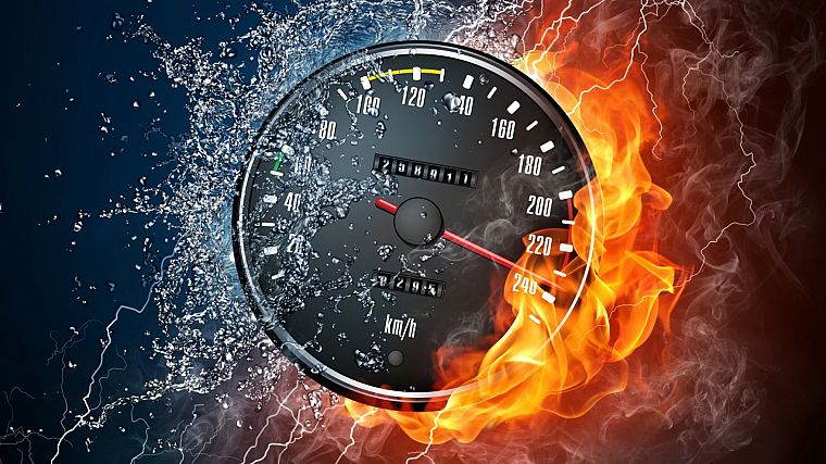 cars, speedometer - desktop wallpaper