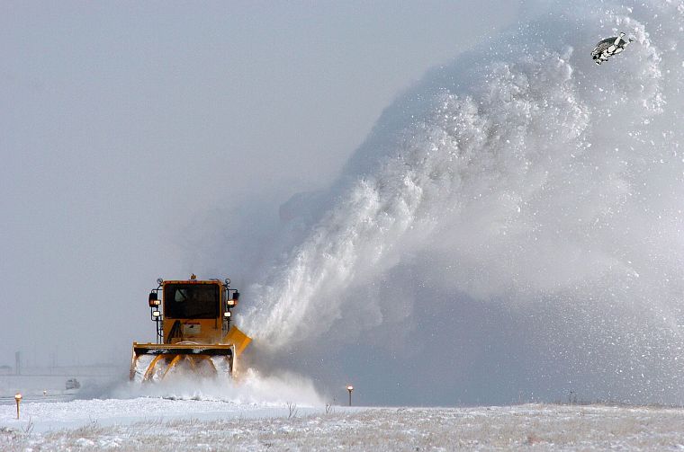 snow, stormtroopers, snow plow, photo manipulation - desktop wallpaper