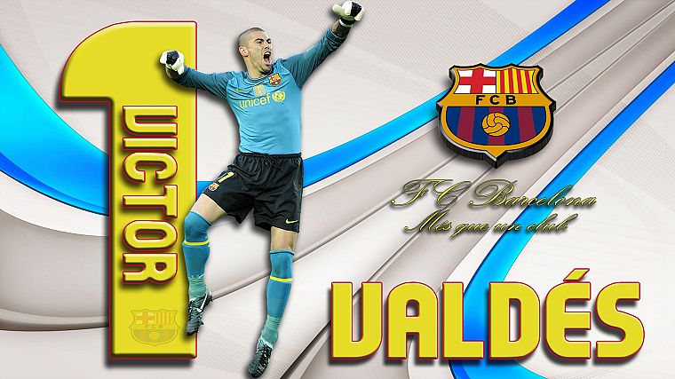 soccer, FC Barcelona, Victor Valdes, Goalkeeper - desktop wallpaper