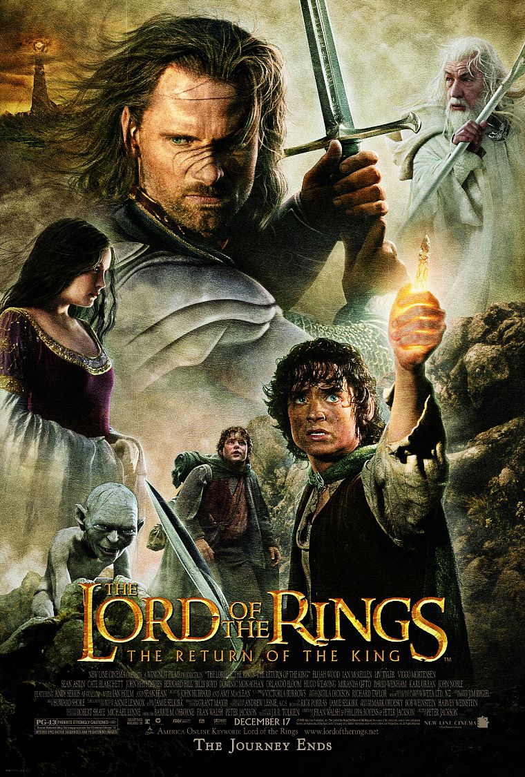 The Lord of the Rings, movie posters, posters, The Return of the King - desktop wallpaper