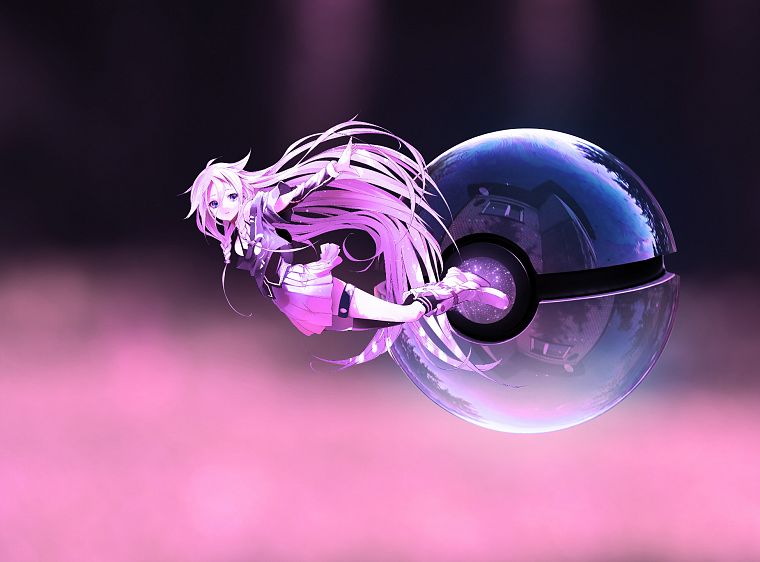video games, Vocaloid, Poke Balls - desktop wallpaper