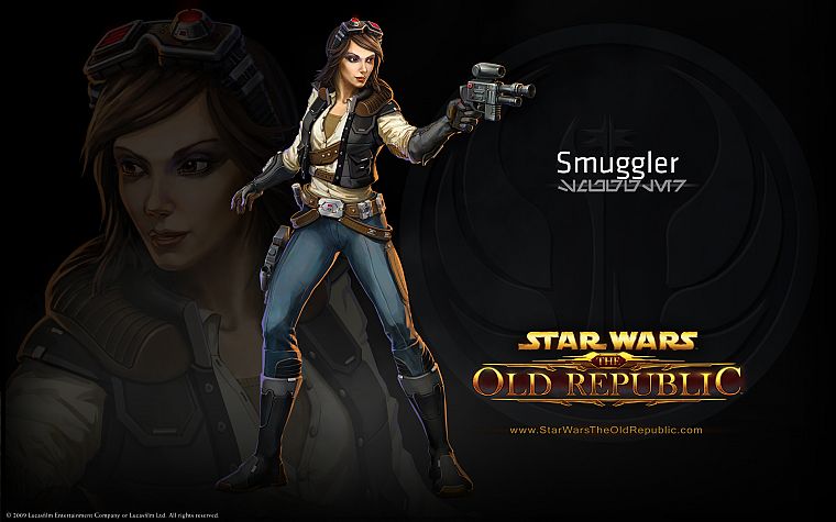 Star Wars, video games, concept art, MMORPG, Star Wars: The Old Republic, LucasArts, Smuggler - desktop wallpaper