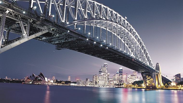 bridges, Sydney, Australia, rivers, harbours - desktop wallpaper
