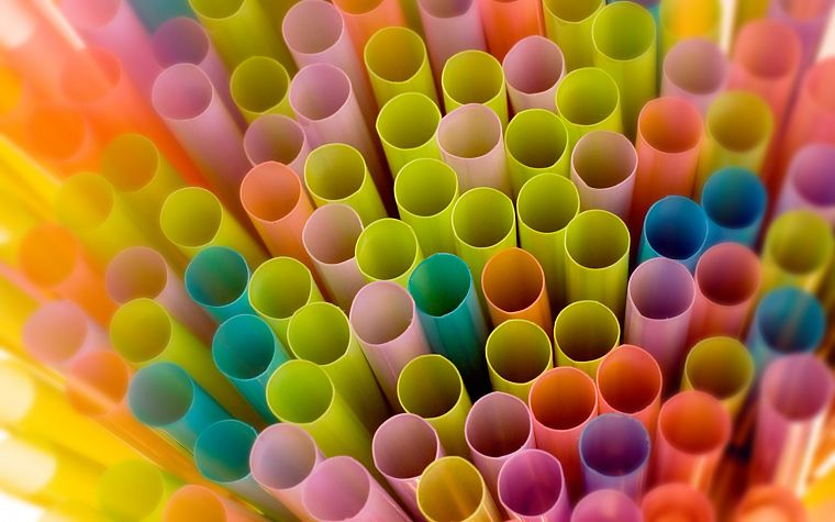 multicolor, straws - desktop wallpaper