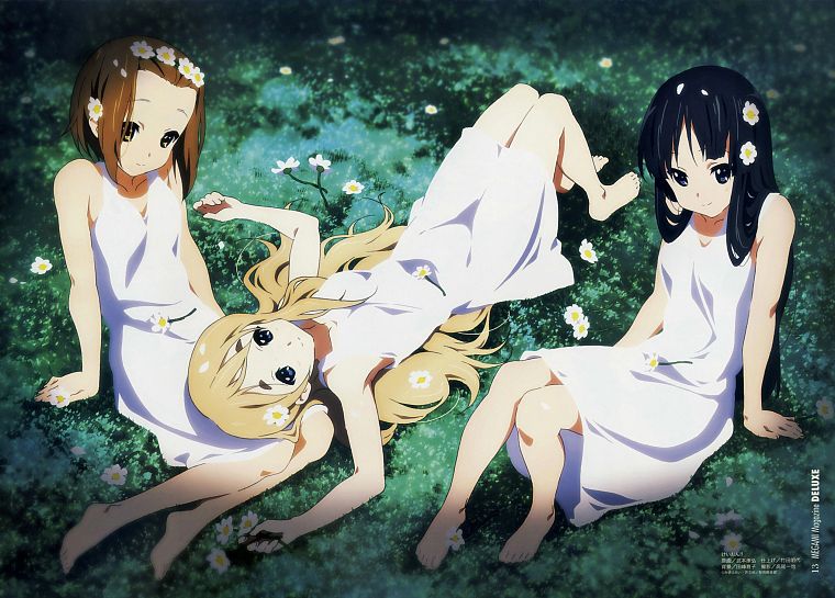 K-ON!, Akiyama Mio, Tainaka Ritsu, Kotobuki Tsumugi, anime girls - desktop wallpaper