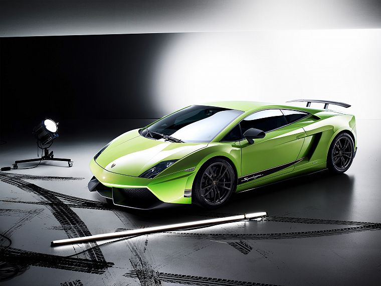 cars, Lamborghini, green cars, Lamborghini Gallardo LP570-4 Superleggera - desktop wallpaper