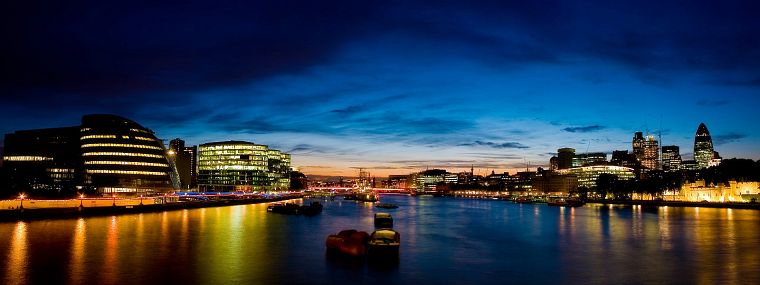 London, River Thames - desktop wallpaper
