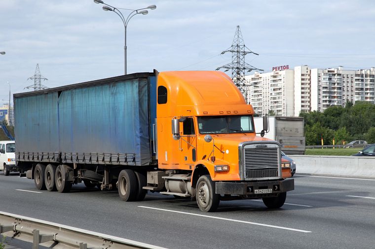 trucks, highways, vehicles - desktop wallpaper