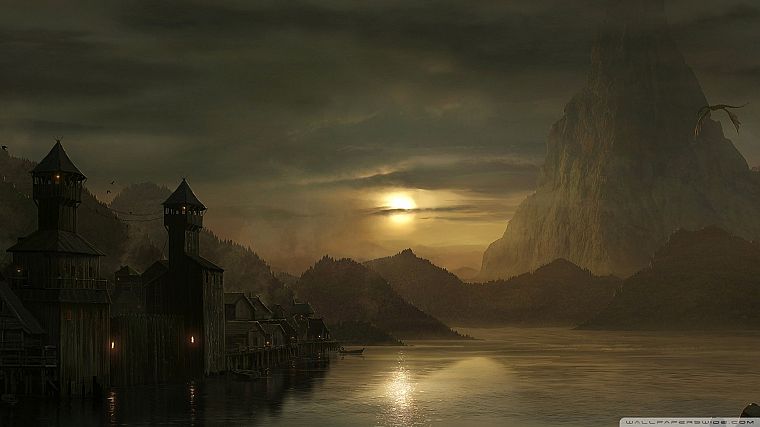fantasy art, The Hobbit - desktop wallpaper