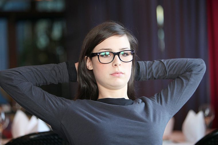 glasses, Lena Meyer-Landrut, girls with glasses - desktop wallpaper