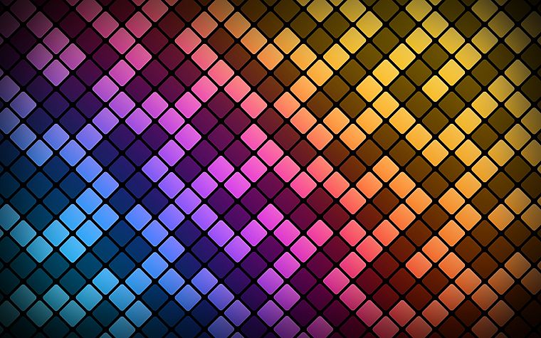 abstract, patterns, squares - desktop wallpaper