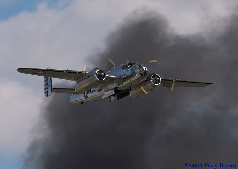 aircraft, smoke - desktop wallpaper