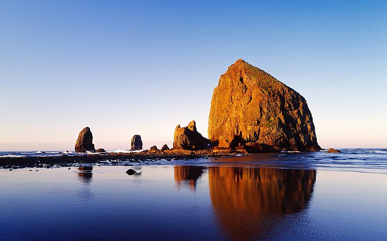 rock islands, beaches - desktop wallpaper